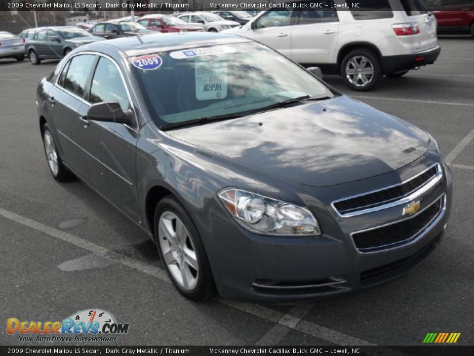 2009 Chevrolet Malibu LS Sedan Dark Gray Metallic / Titanium Photo #5