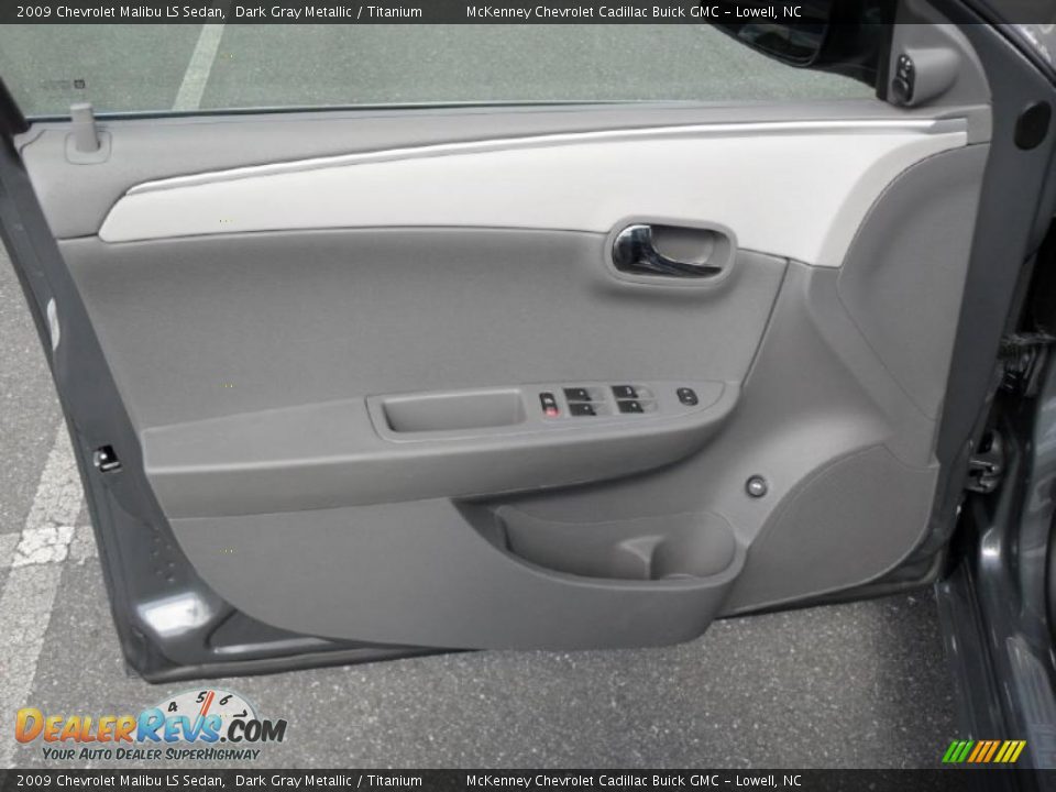 2009 Chevrolet Malibu LS Sedan Dark Gray Metallic / Titanium Photo #7
