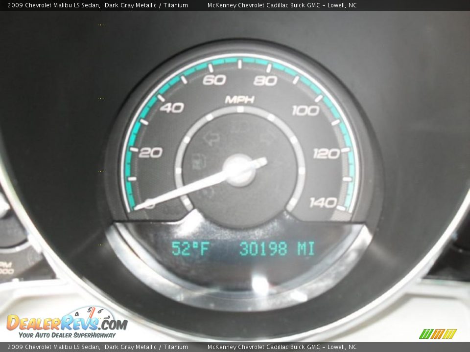 2009 Chevrolet Malibu LS Sedan Dark Gray Metallic / Titanium Photo #24