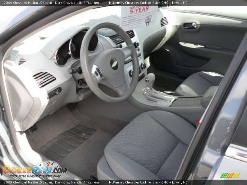 2009 Chevrolet Malibu LS Sedan Dark Gray Metallic / Titanium Photo #25
