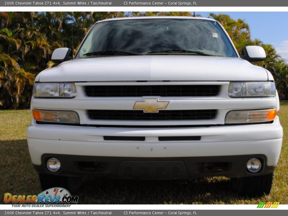 2006 Chevrolet Tahoe Z71 4x4 Summit White / Tan/Neutral Photo #7