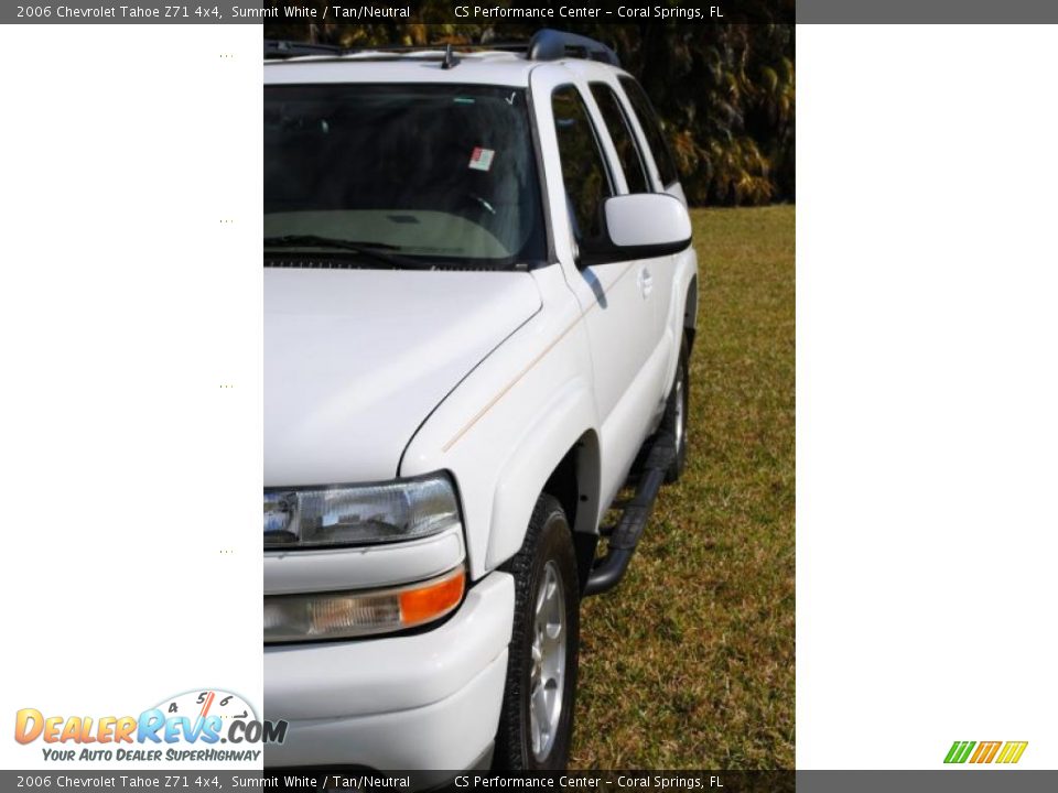 2006 Chevrolet Tahoe Z71 4x4 Summit White / Tan/Neutral Photo #10