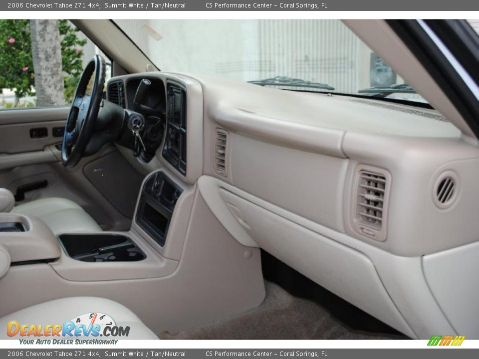 2006 Chevrolet Tahoe Z71 4x4 Summit White / Tan/Neutral Photo #25