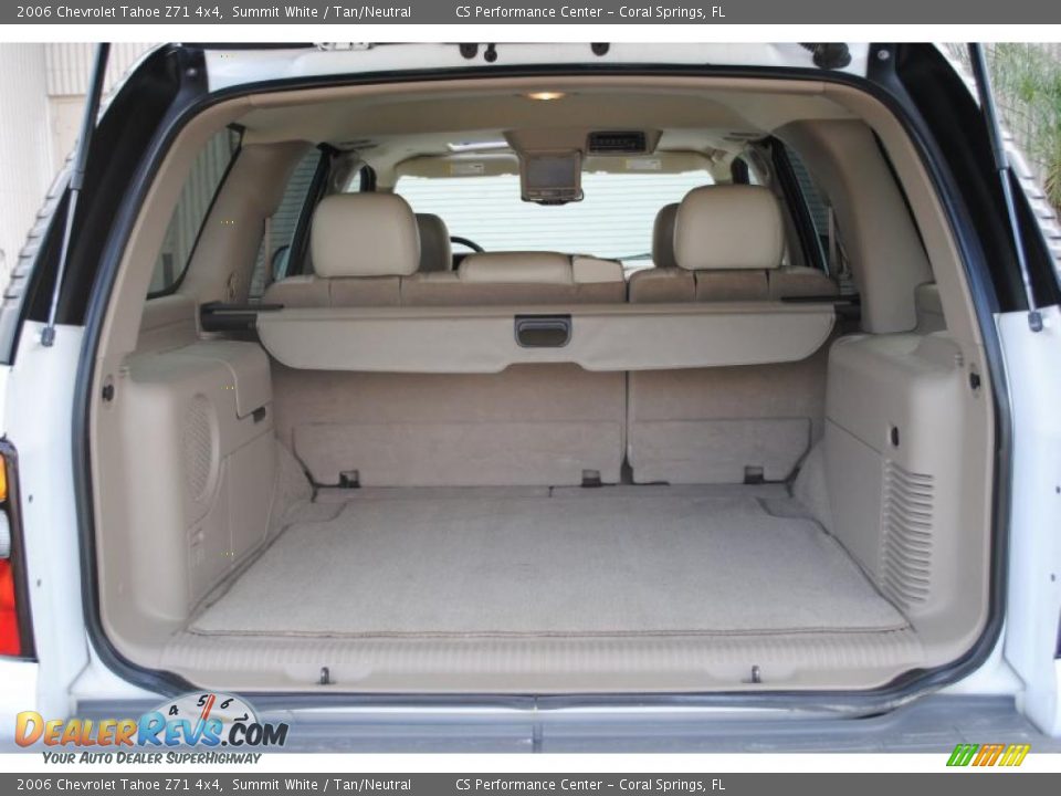 2006 Chevrolet Tahoe Z71 4x4 Summit White / Tan/Neutral Photo #27