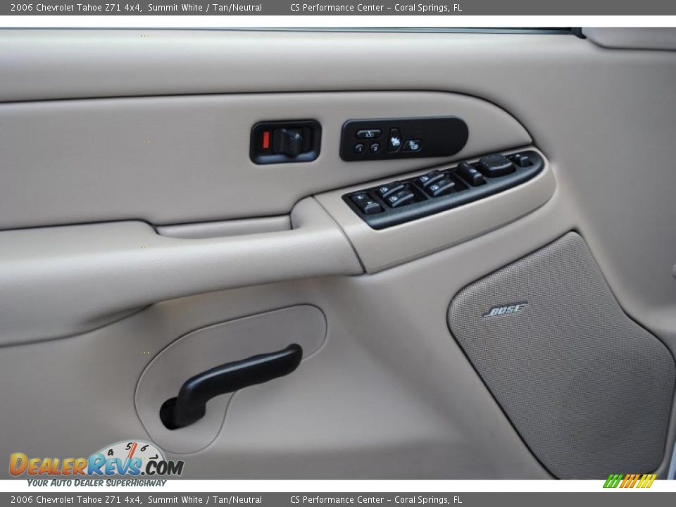 2006 Chevrolet Tahoe Z71 4x4 Summit White / Tan/Neutral Photo #29