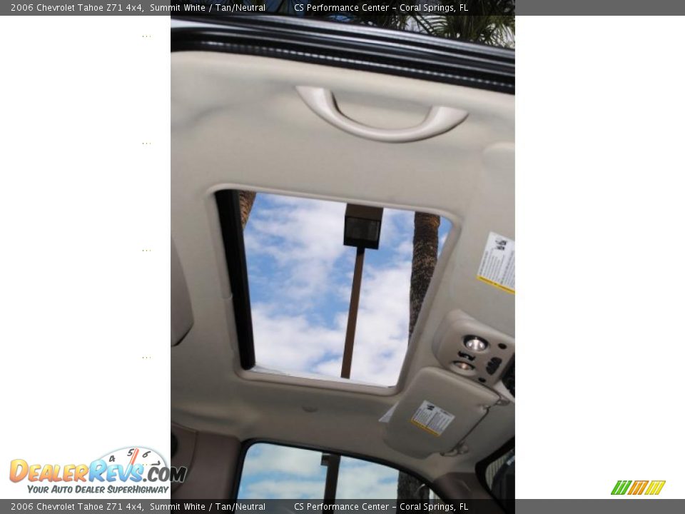 2006 Chevrolet Tahoe Z71 4x4 Summit White / Tan/Neutral Photo #31