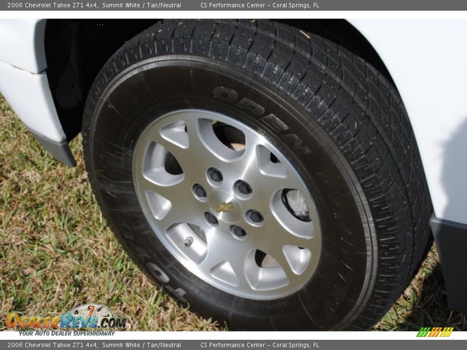 2006 Chevrolet Tahoe Z71 4x4 Summit White / Tan/Neutral Photo #36