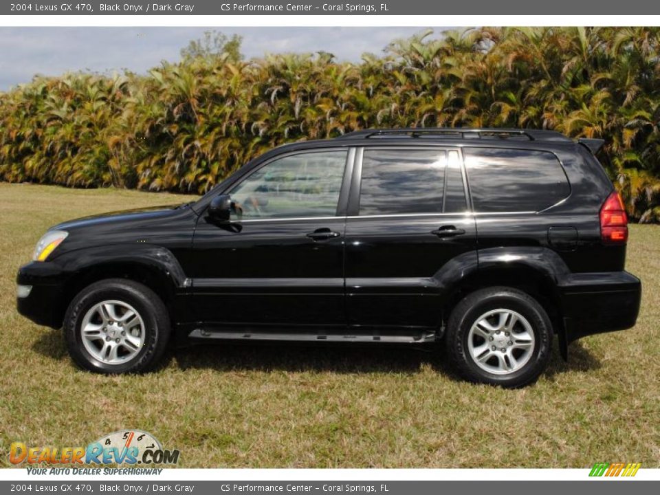 2004 Lexus GX 470 Black Onyx / Dark Gray Photo #2