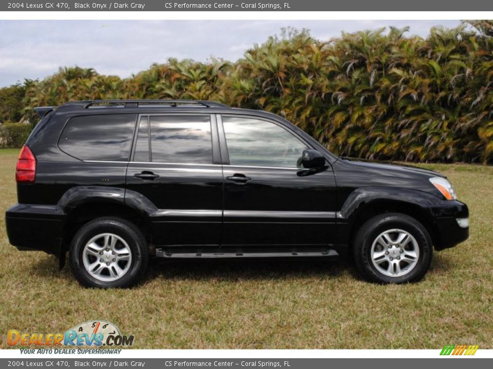 2004 Lexus GX 470 Black Onyx / Dark Gray Photo #4