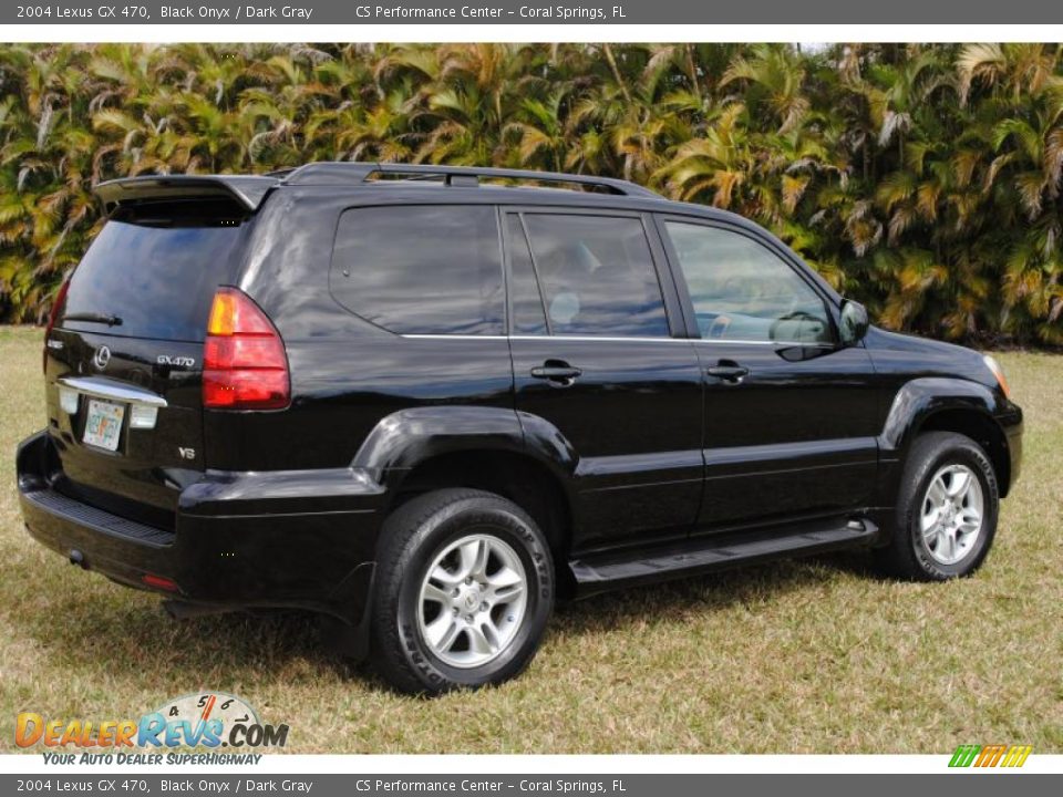2004 Lexus GX 470 Black Onyx / Dark Gray Photo #5