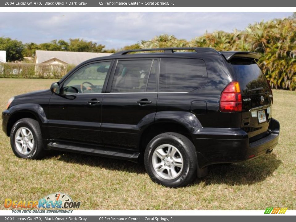 2004 Lexus GX 470 Black Onyx / Dark Gray Photo #6