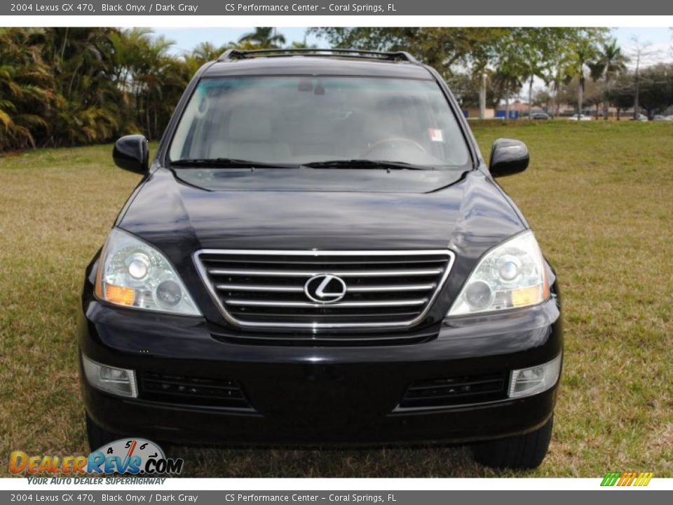 2004 Lexus GX 470 Black Onyx / Dark Gray Photo #7