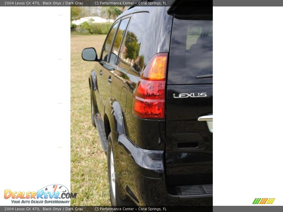 2004 Lexus GX 470 Black Onyx / Dark Gray Photo #8
