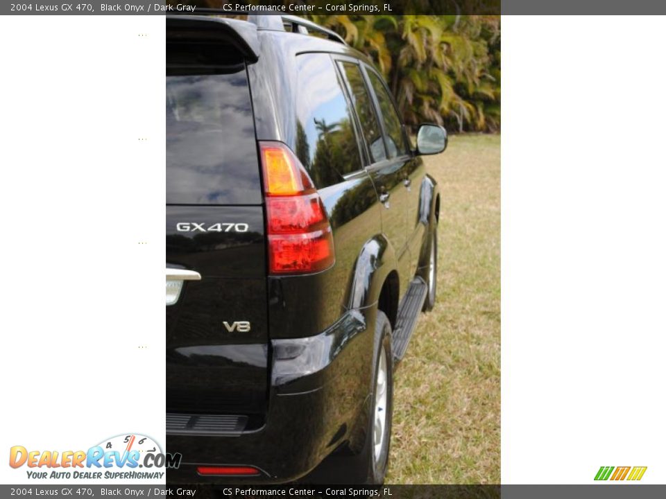 2004 Lexus GX 470 Black Onyx / Dark Gray Photo #9