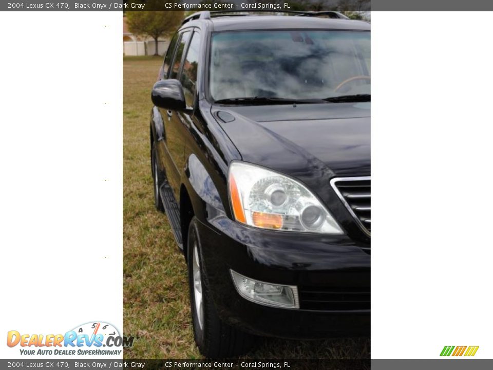 2004 Lexus GX 470 Black Onyx / Dark Gray Photo #10