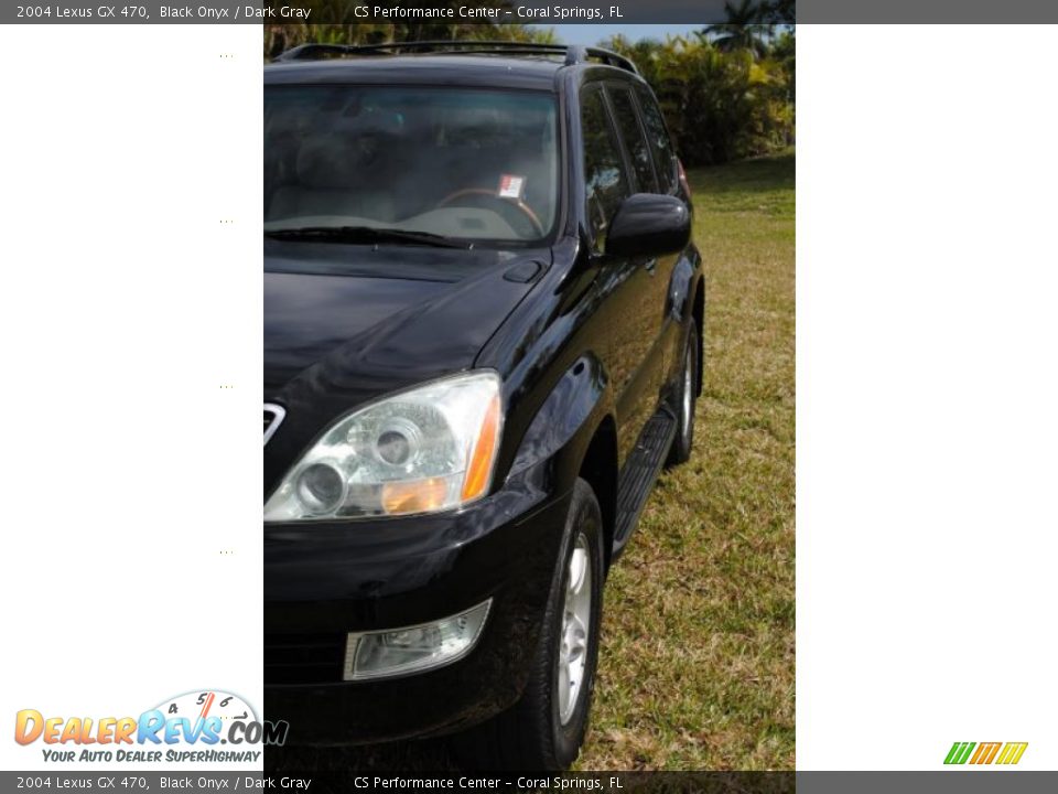 2004 Lexus GX 470 Black Onyx / Dark Gray Photo #11
