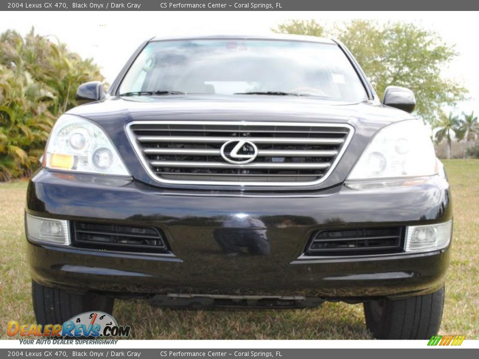 2004 Lexus GX 470 Black Onyx / Dark Gray Photo #12