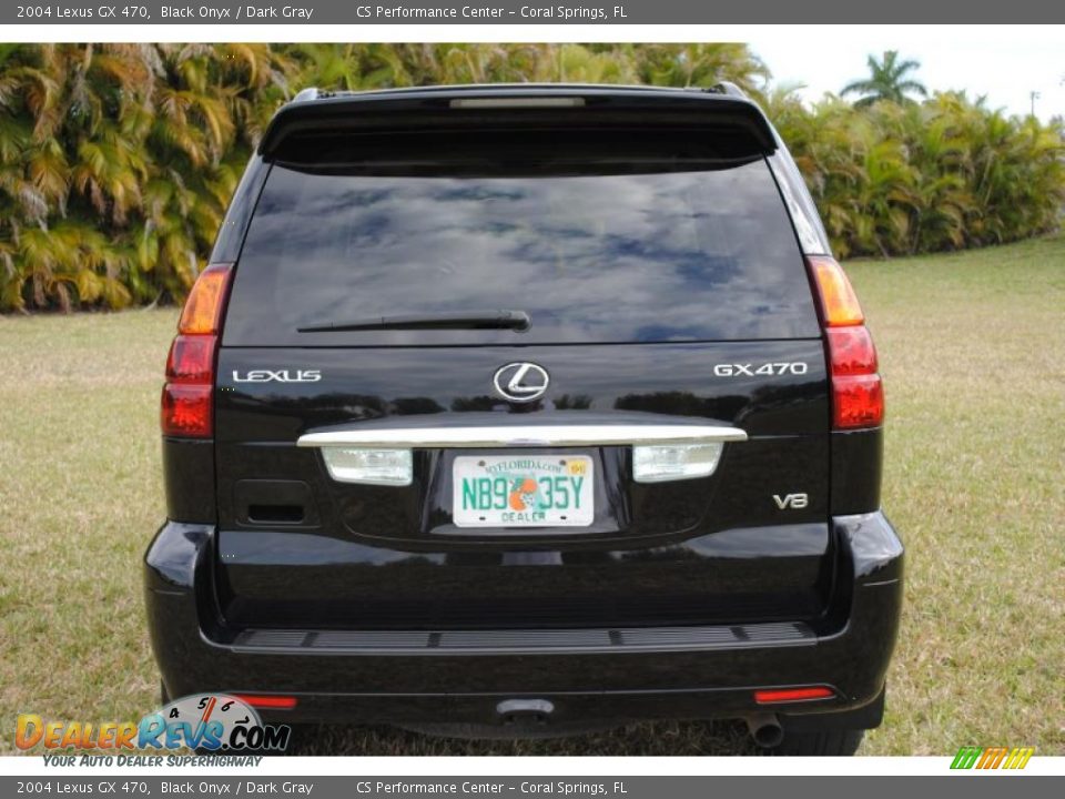 2004 Lexus GX 470 Black Onyx / Dark Gray Photo #13