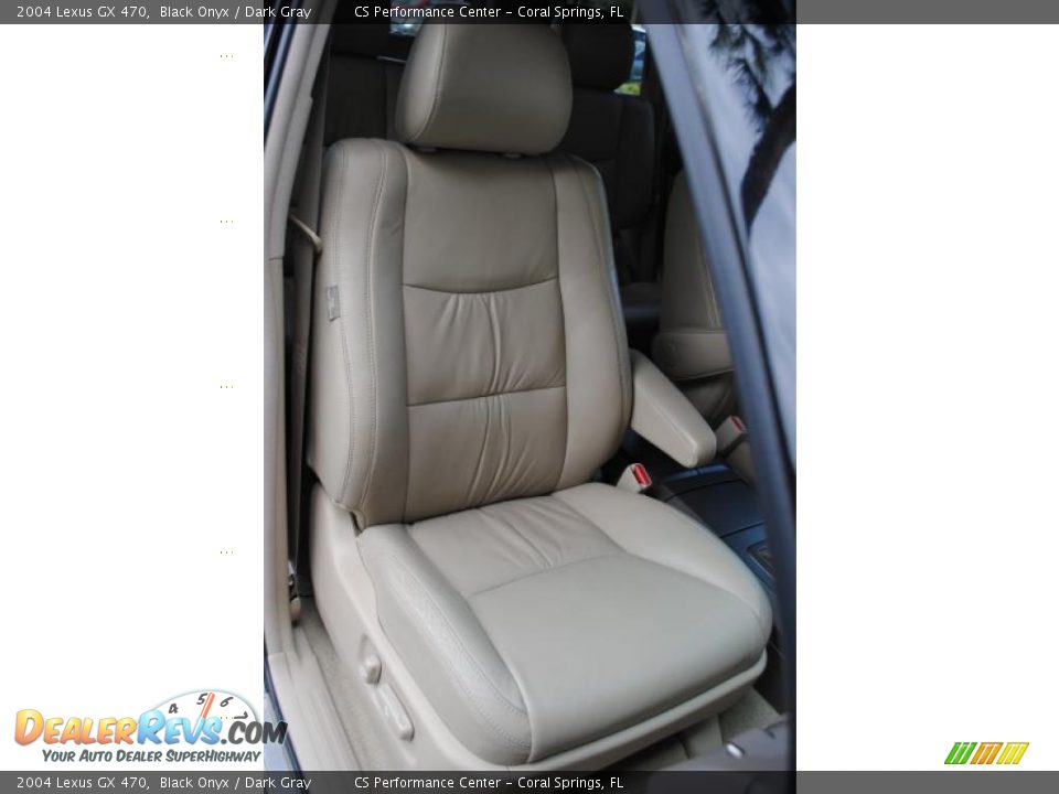 2004 Lexus GX 470 Black Onyx / Dark Gray Photo #18
