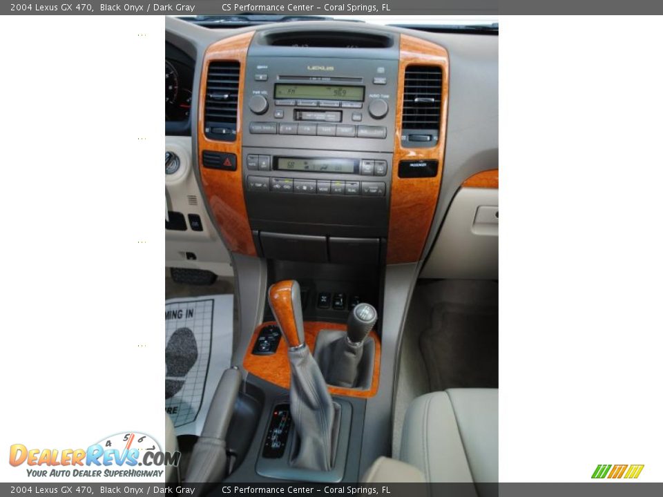 2004 Lexus GX 470 Black Onyx / Dark Gray Photo #19
