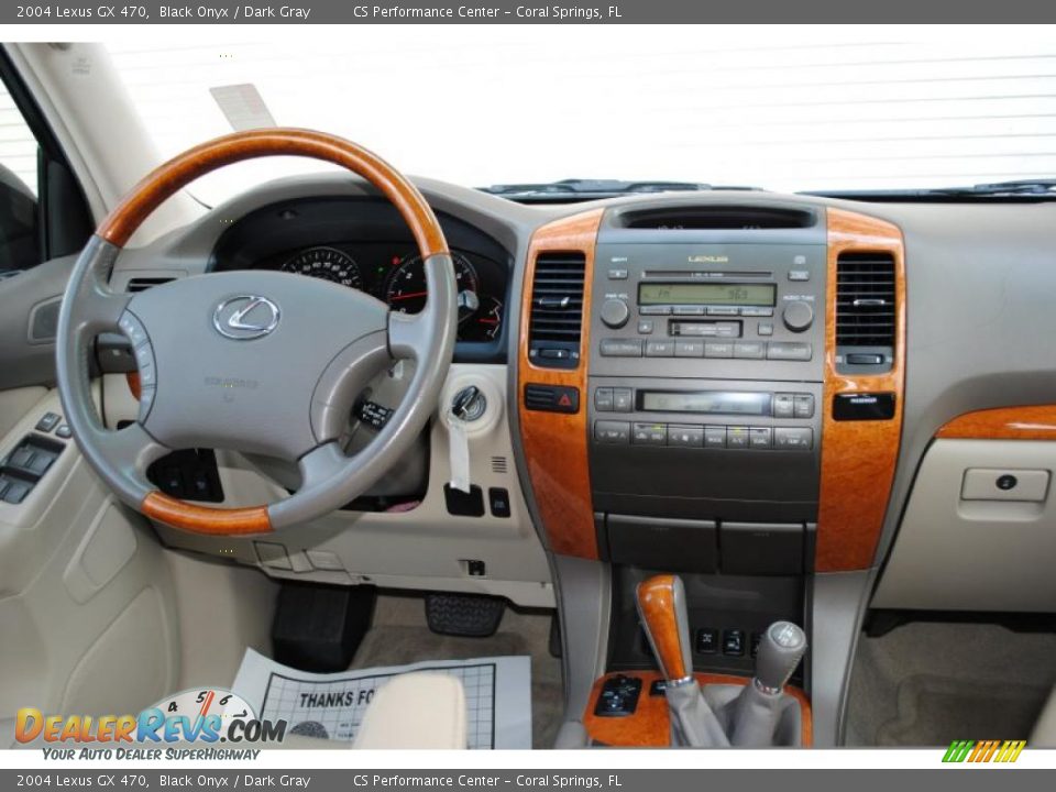 2004 Lexus GX 470 Black Onyx / Dark Gray Photo #20