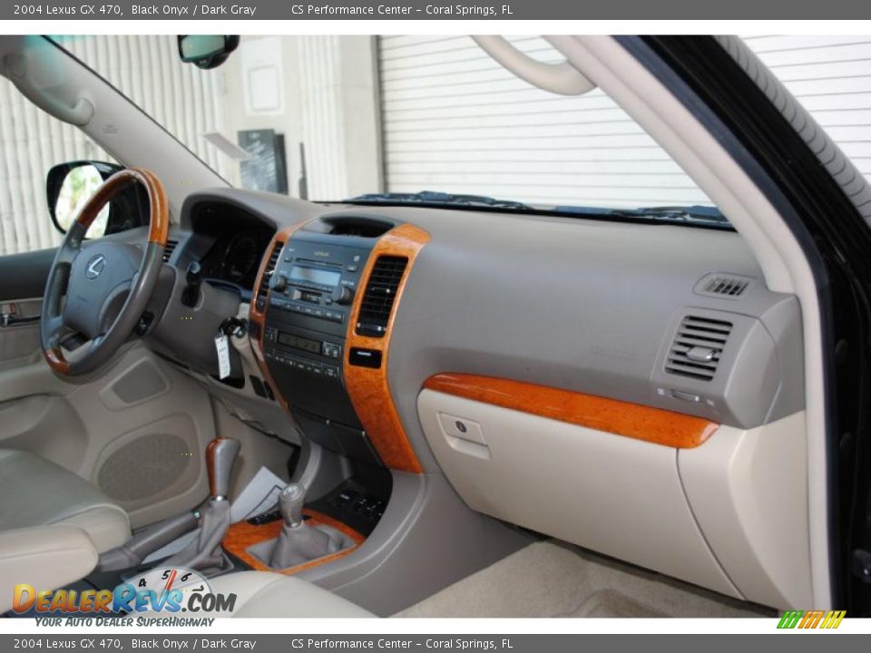 2004 Lexus GX 470 Black Onyx / Dark Gray Photo #21