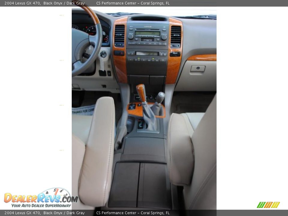2004 Lexus GX 470 Black Onyx / Dark Gray Photo #22