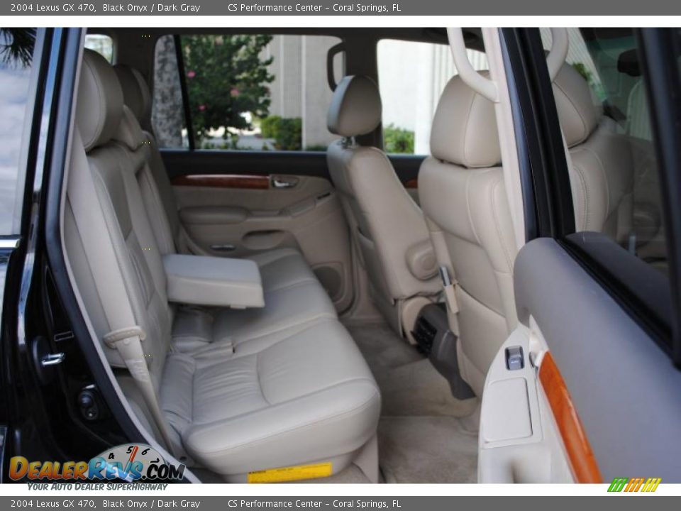 2004 Lexus GX 470 Black Onyx / Dark Gray Photo #23