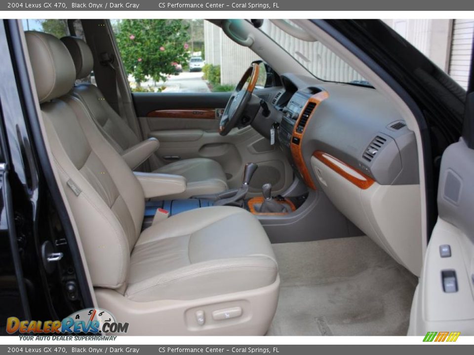 2004 Lexus GX 470 Black Onyx / Dark Gray Photo #24