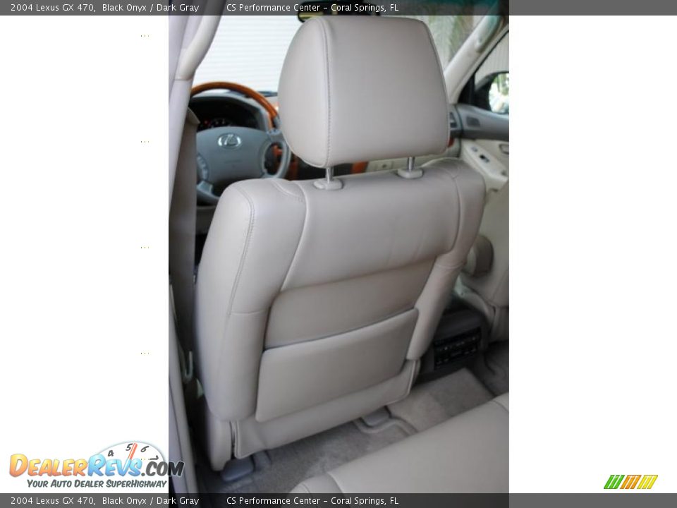 2004 Lexus GX 470 Black Onyx / Dark Gray Photo #26