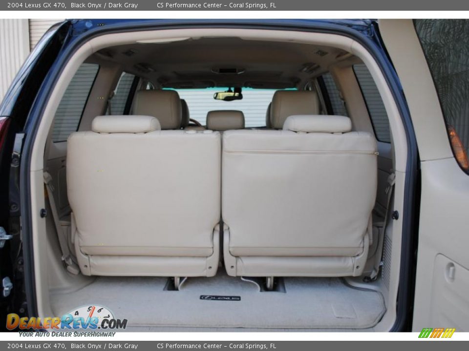 2004 Lexus GX 470 Black Onyx / Dark Gray Photo #27
