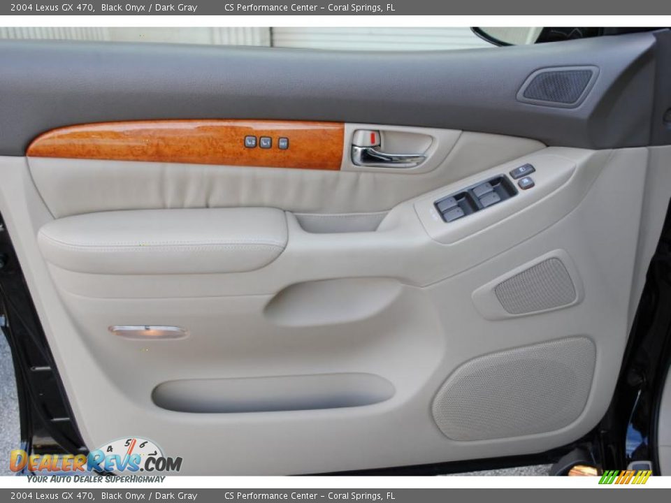 2004 Lexus GX 470 Black Onyx / Dark Gray Photo #28