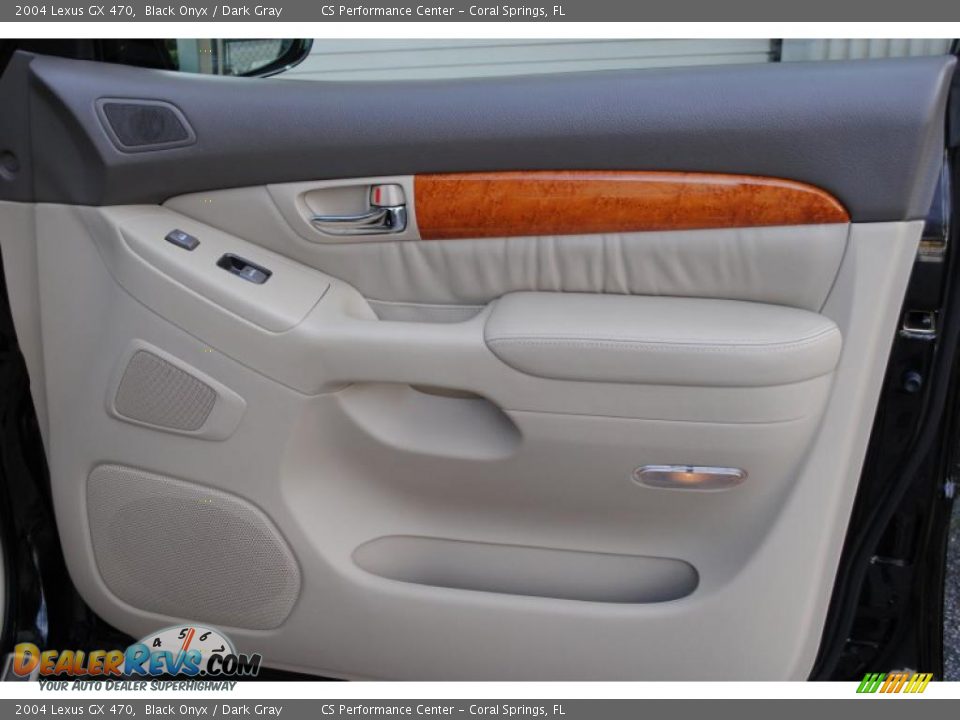 2004 Lexus GX 470 Black Onyx / Dark Gray Photo #29