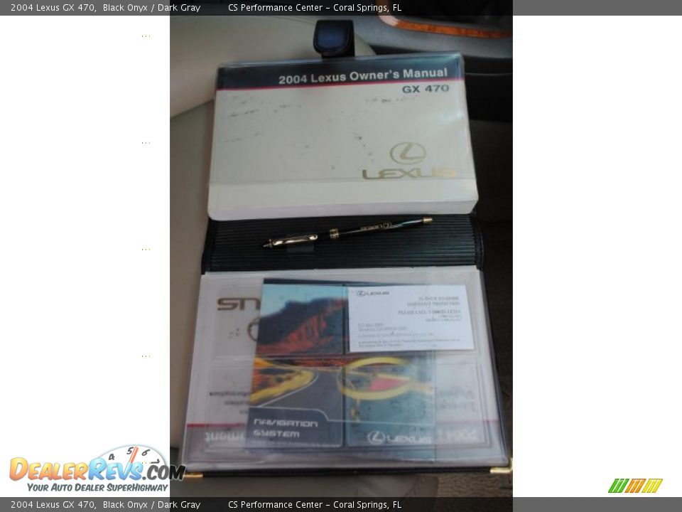 2004 Lexus GX 470 Black Onyx / Dark Gray Photo #31