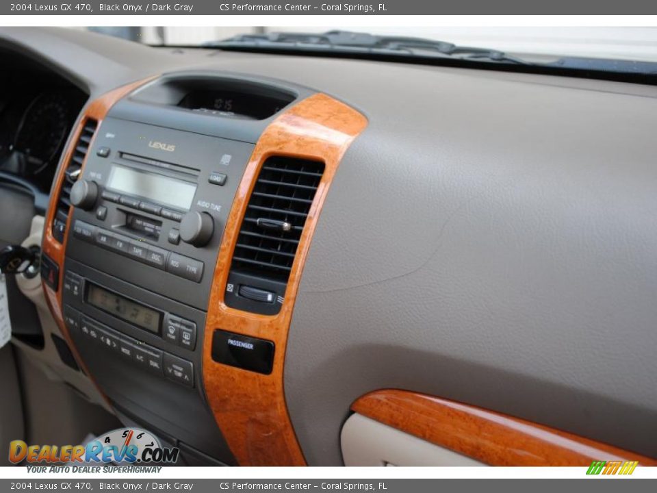2004 Lexus GX 470 Black Onyx / Dark Gray Photo #32