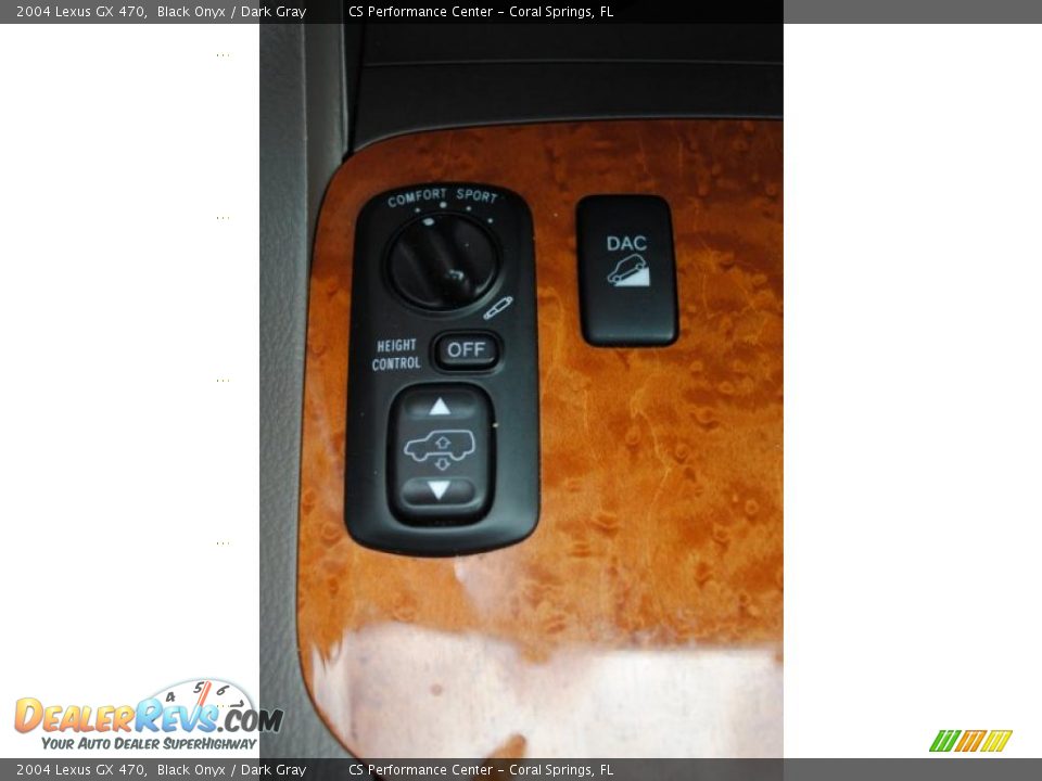2004 Lexus GX 470 Black Onyx / Dark Gray Photo #35