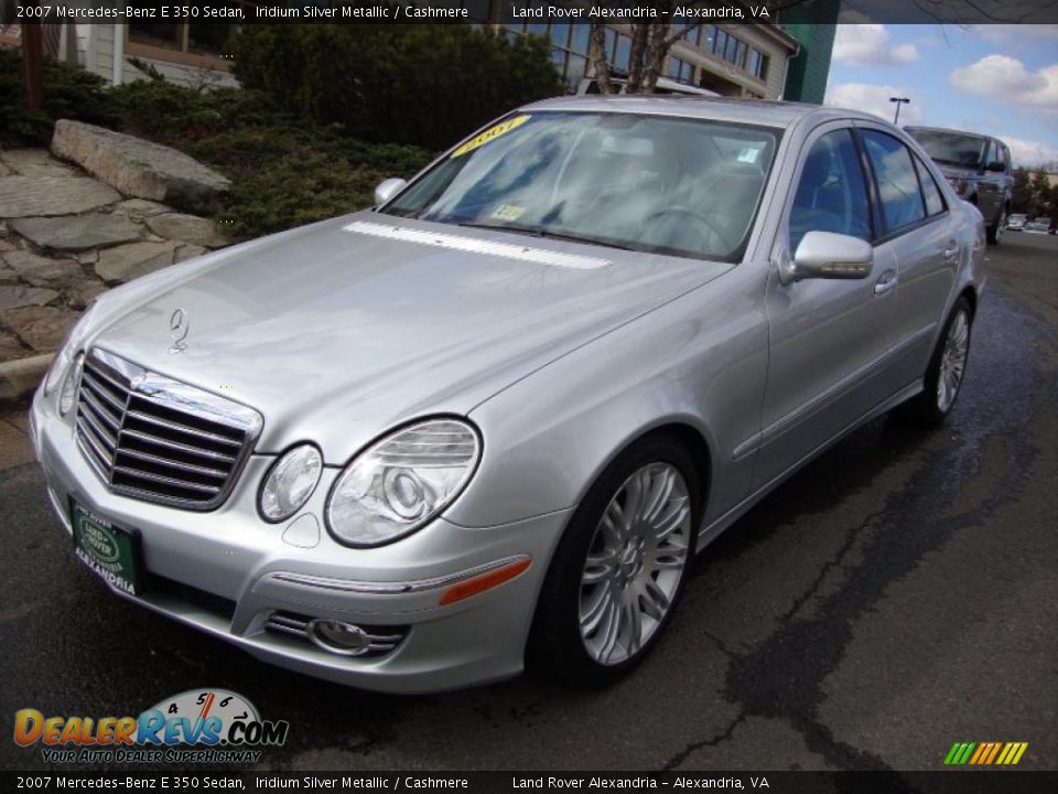 2007 Mercedes-Benz E 350 Sedan Iridium Silver Metallic / Cashmere Photo #1