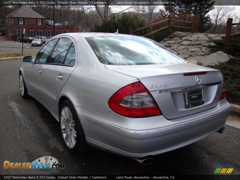2007 Mercedes-Benz E 350 Sedan Iridium Silver Metallic / Cashmere Photo #5