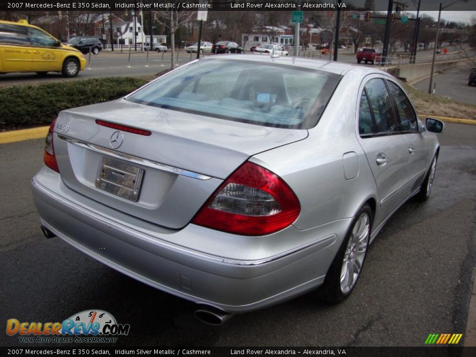 2007 Mercedes-Benz E 350 Sedan Iridium Silver Metallic / Cashmere Photo #7