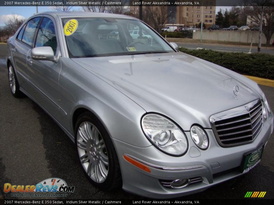 2007 Mercedes-Benz E 350 Sedan Iridium Silver Metallic / Cashmere Photo #8
