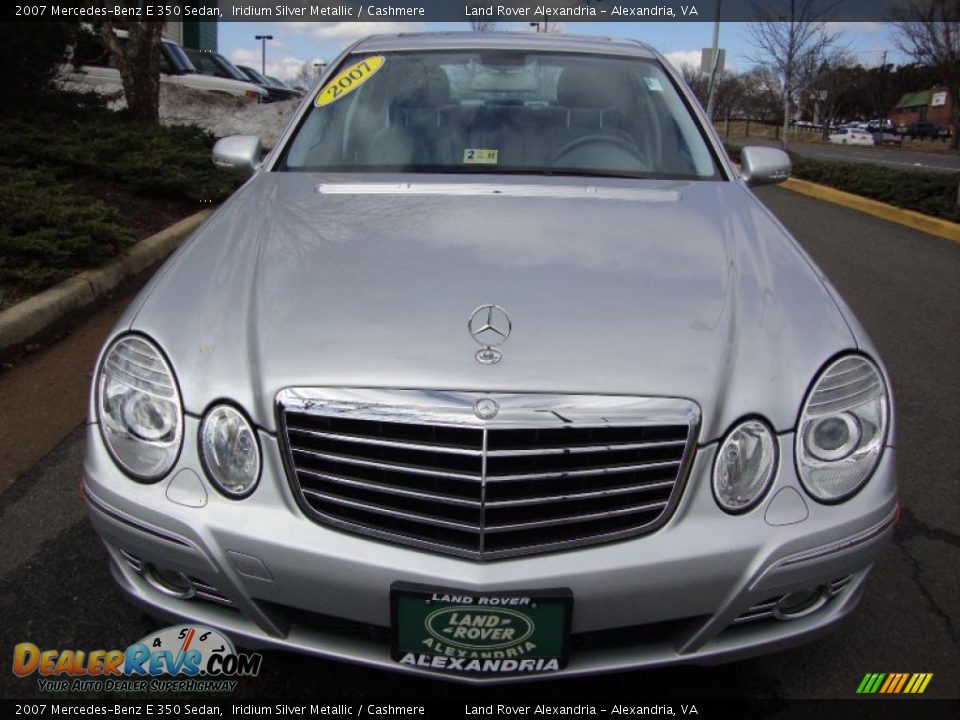 2007 Mercedes-Benz E 350 Sedan Iridium Silver Metallic / Cashmere Photo #9