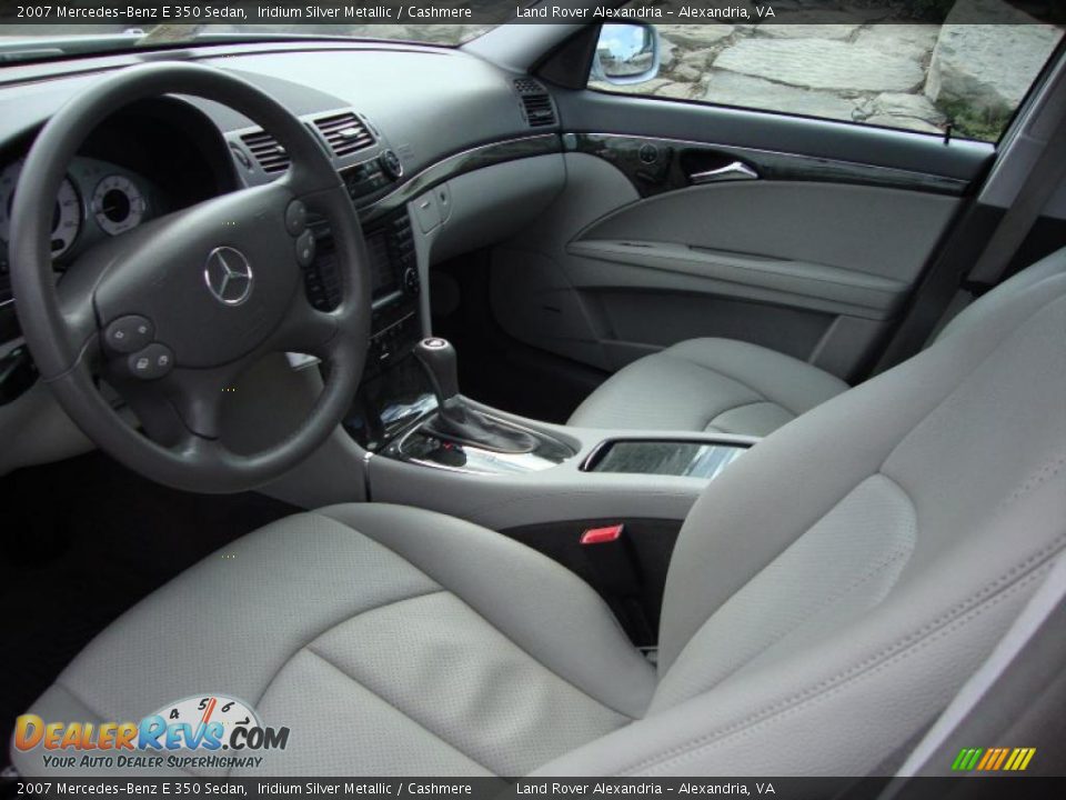 2007 Mercedes-Benz E 350 Sedan Iridium Silver Metallic / Cashmere Photo #10