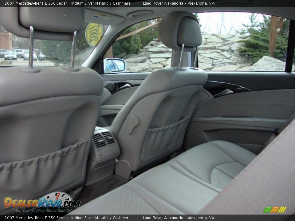 2007 Mercedes-Benz E 350 Sedan Iridium Silver Metallic / Cashmere Photo #13