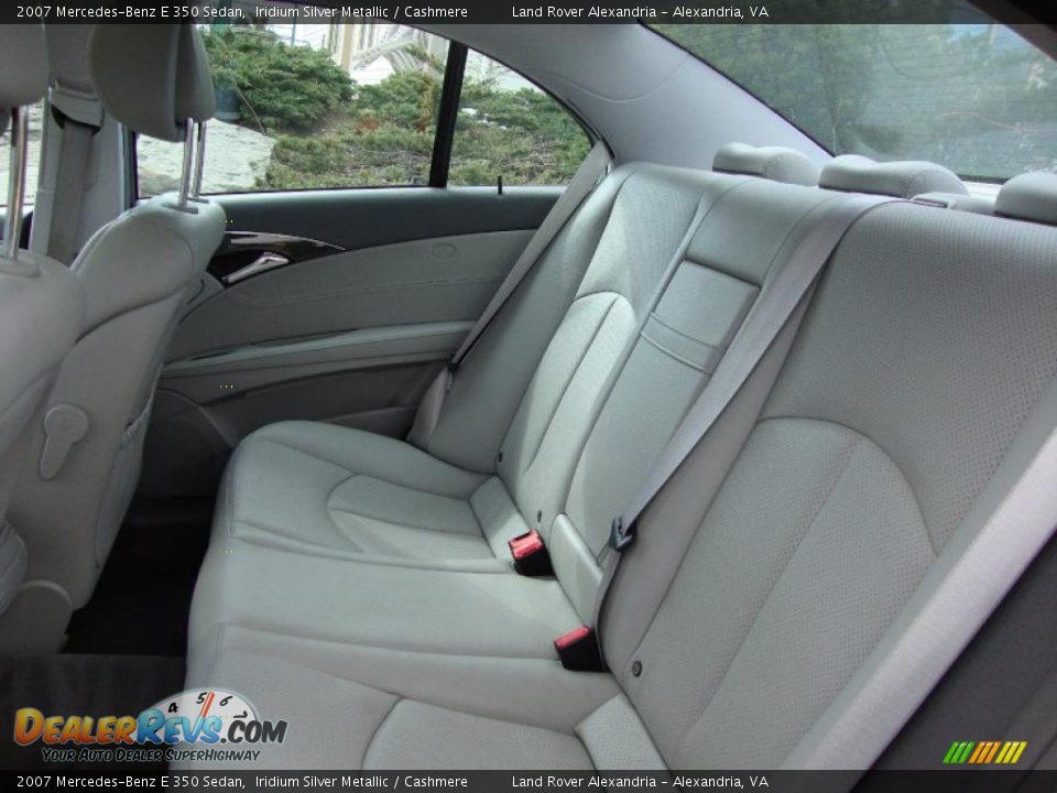 2007 Mercedes-Benz E 350 Sedan Iridium Silver Metallic / Cashmere Photo #15