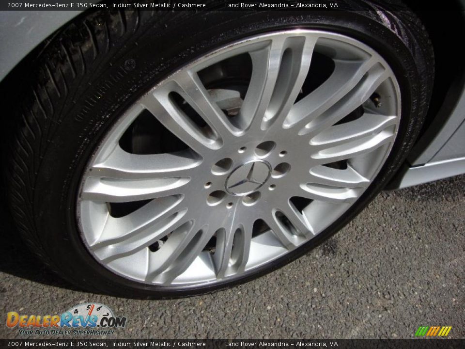 2007 Mercedes-Benz E 350 Sedan Iridium Silver Metallic / Cashmere Photo #16
