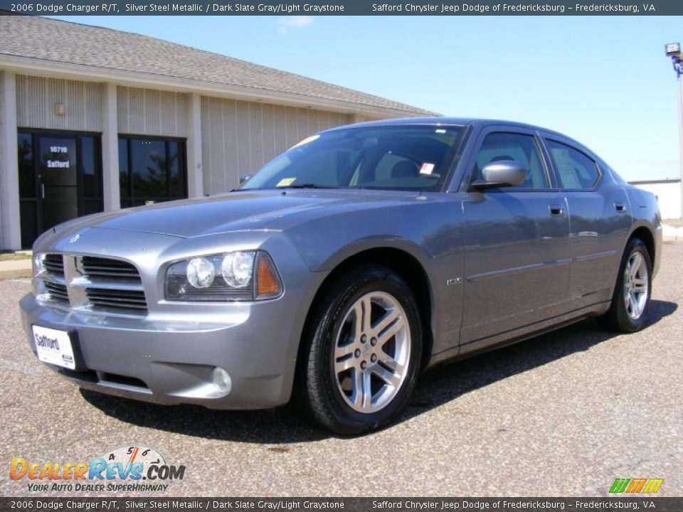 2006 Dodge Charger R/T Silver Steel Metallic / Dark Slate Gray/Light Graystone Photo #1