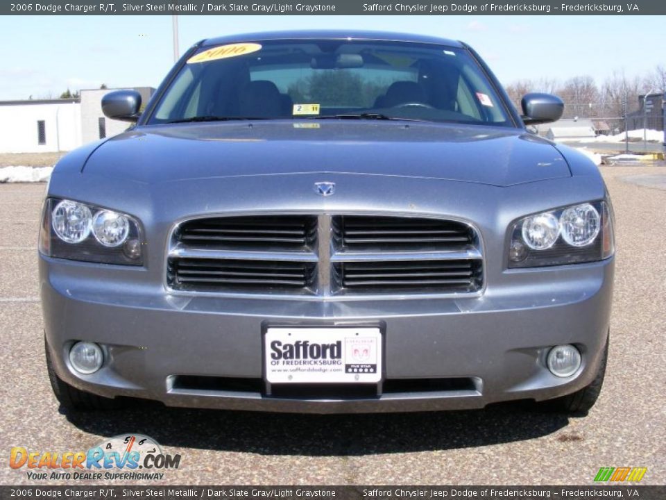 2006 Dodge Charger R/T Silver Steel Metallic / Dark Slate Gray/Light Graystone Photo #2