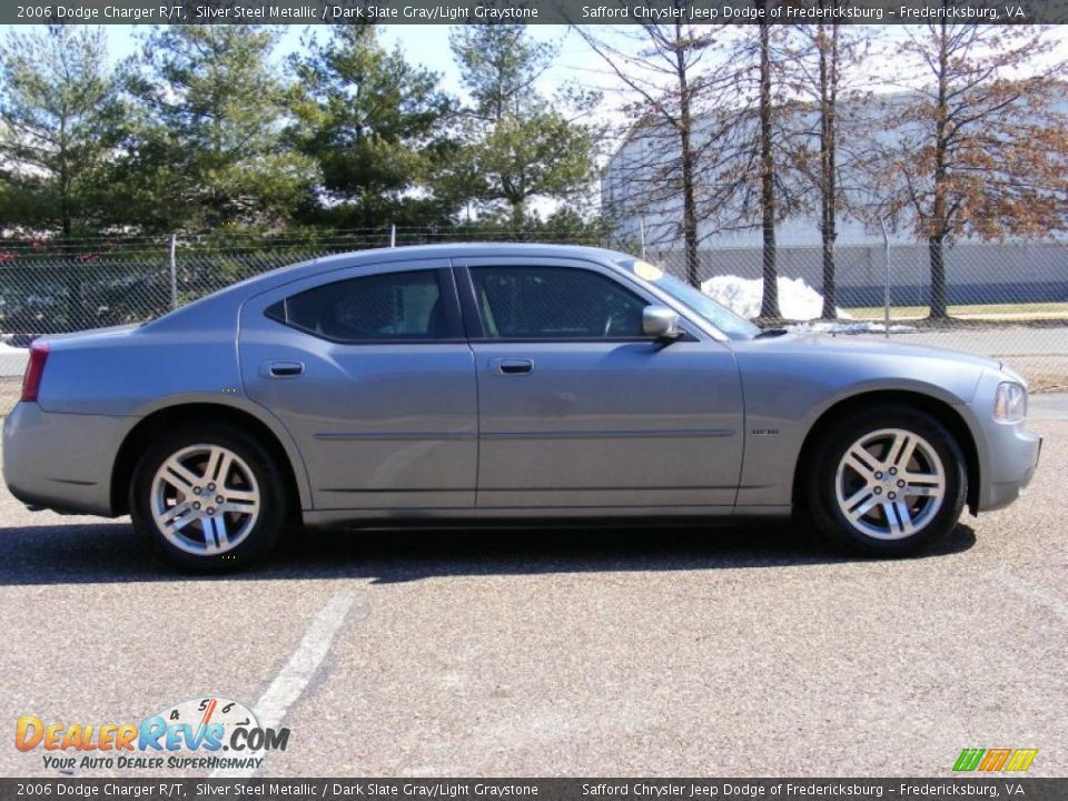 2006 Dodge Charger R/T Silver Steel Metallic / Dark Slate Gray/Light Graystone Photo #4