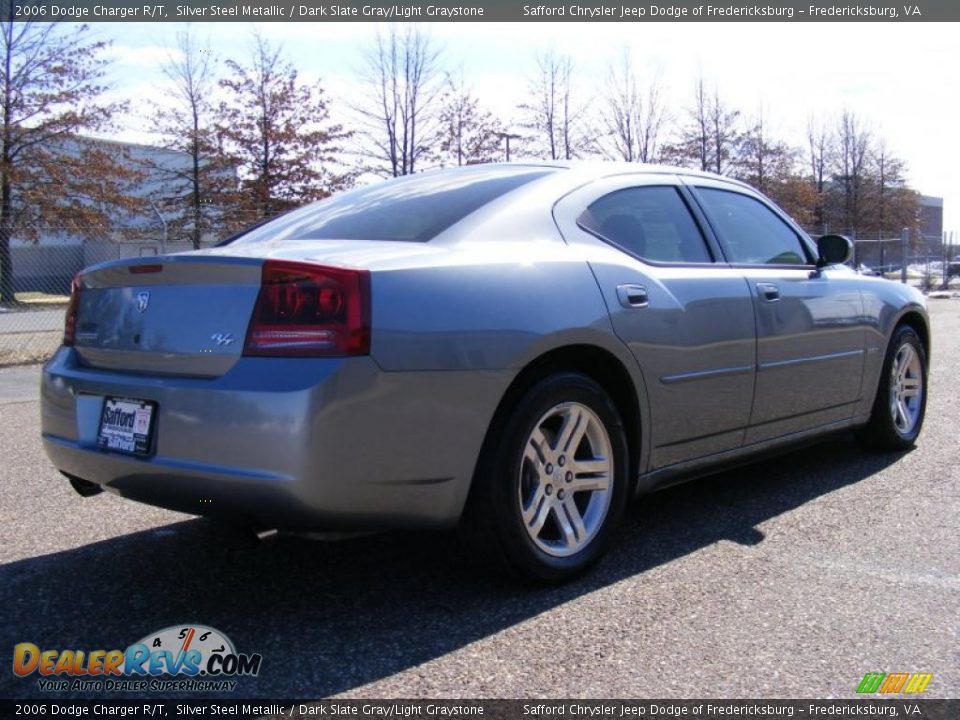 2006 Dodge Charger R/T Silver Steel Metallic / Dark Slate Gray/Light Graystone Photo #5
