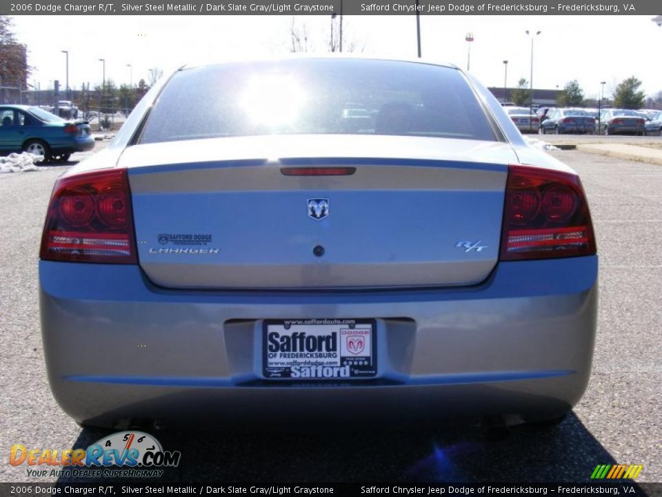 2006 Dodge Charger R/T Silver Steel Metallic / Dark Slate Gray/Light Graystone Photo #6